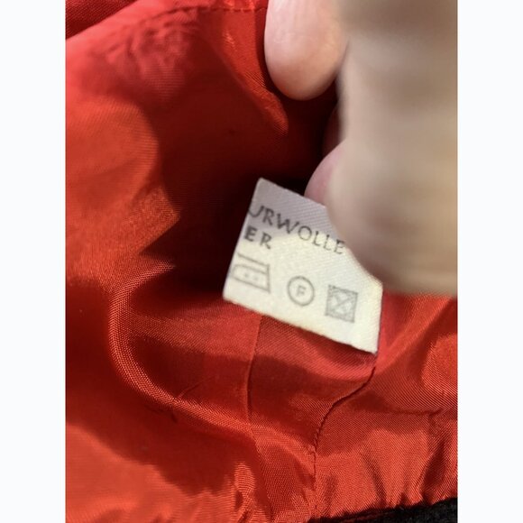 Rosylla Austria Womens Tyrol Black Wool Jacket Sz Medium Alpine Folk Cottagecore - Picture 7 of 10